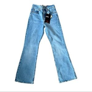 Levis NWT Premium Ribcage Bootcut Jeans Hi Rise Denim Womens Sz 24 L29 Big E Tag